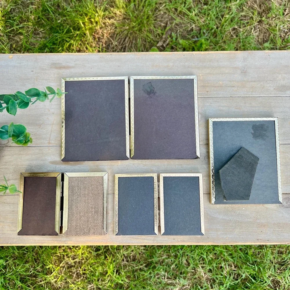 Vintage Mini Gold Frames | Set of 4